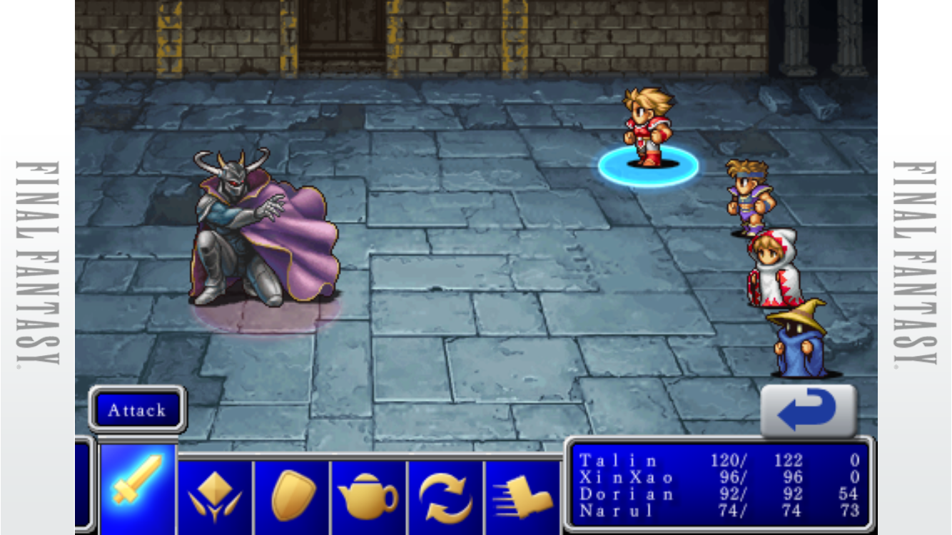 Garland fights the Light Warriors